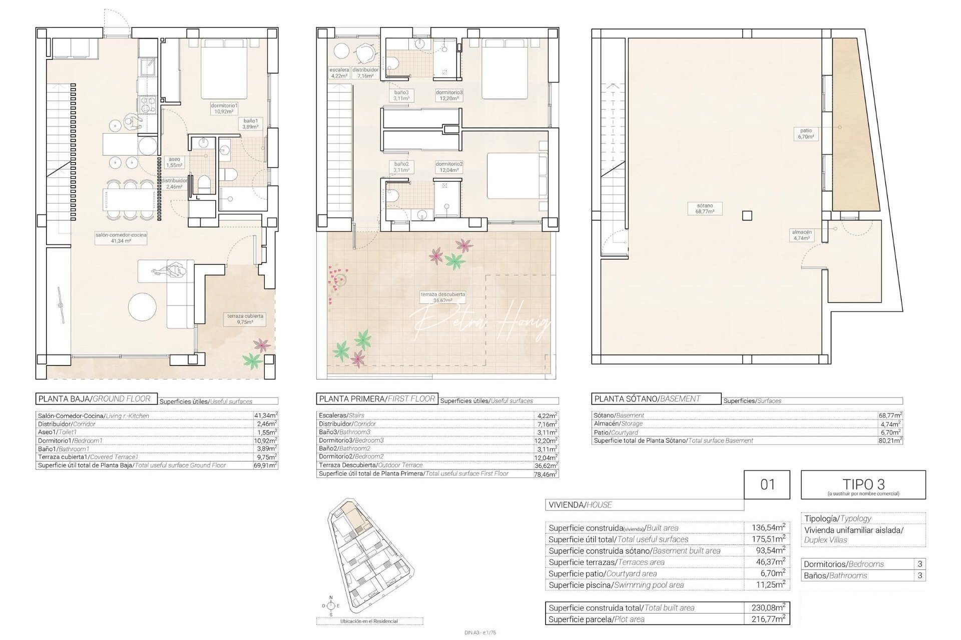 New build - Villa - Hondón de las Nieves - Centro