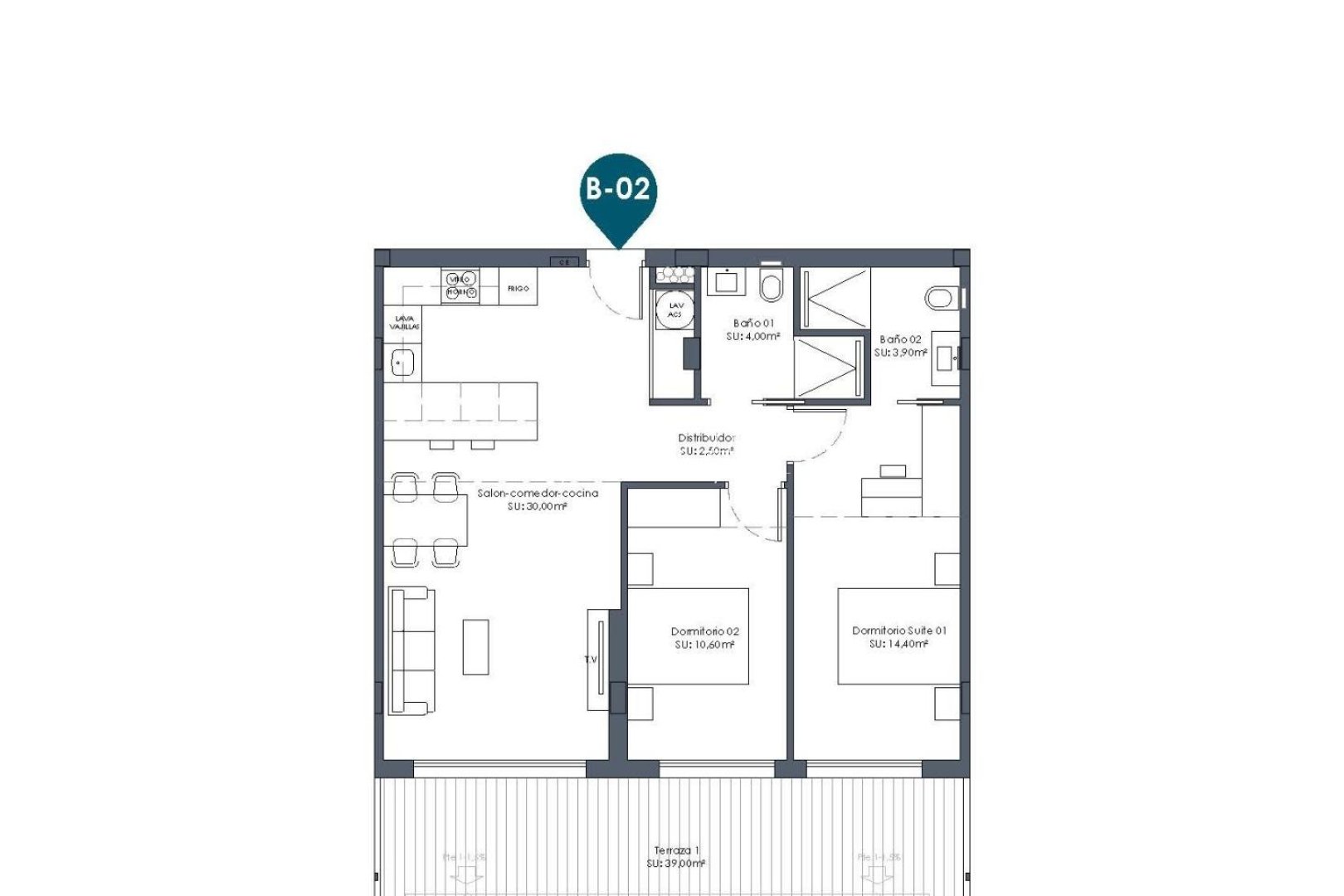 nieuw - Appartement - Los Alcazares - Serena Golf