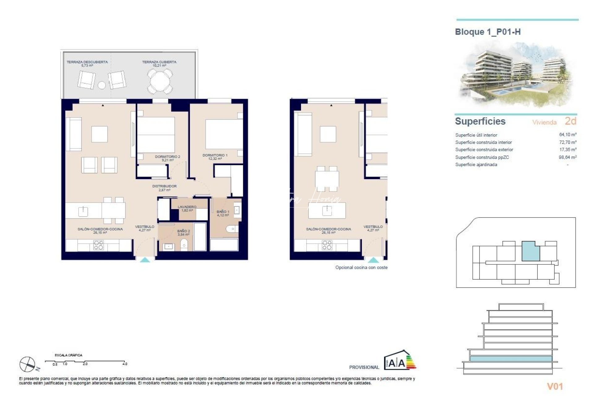 nieuw - Appartement - Villajoyosa - Playa del Torres