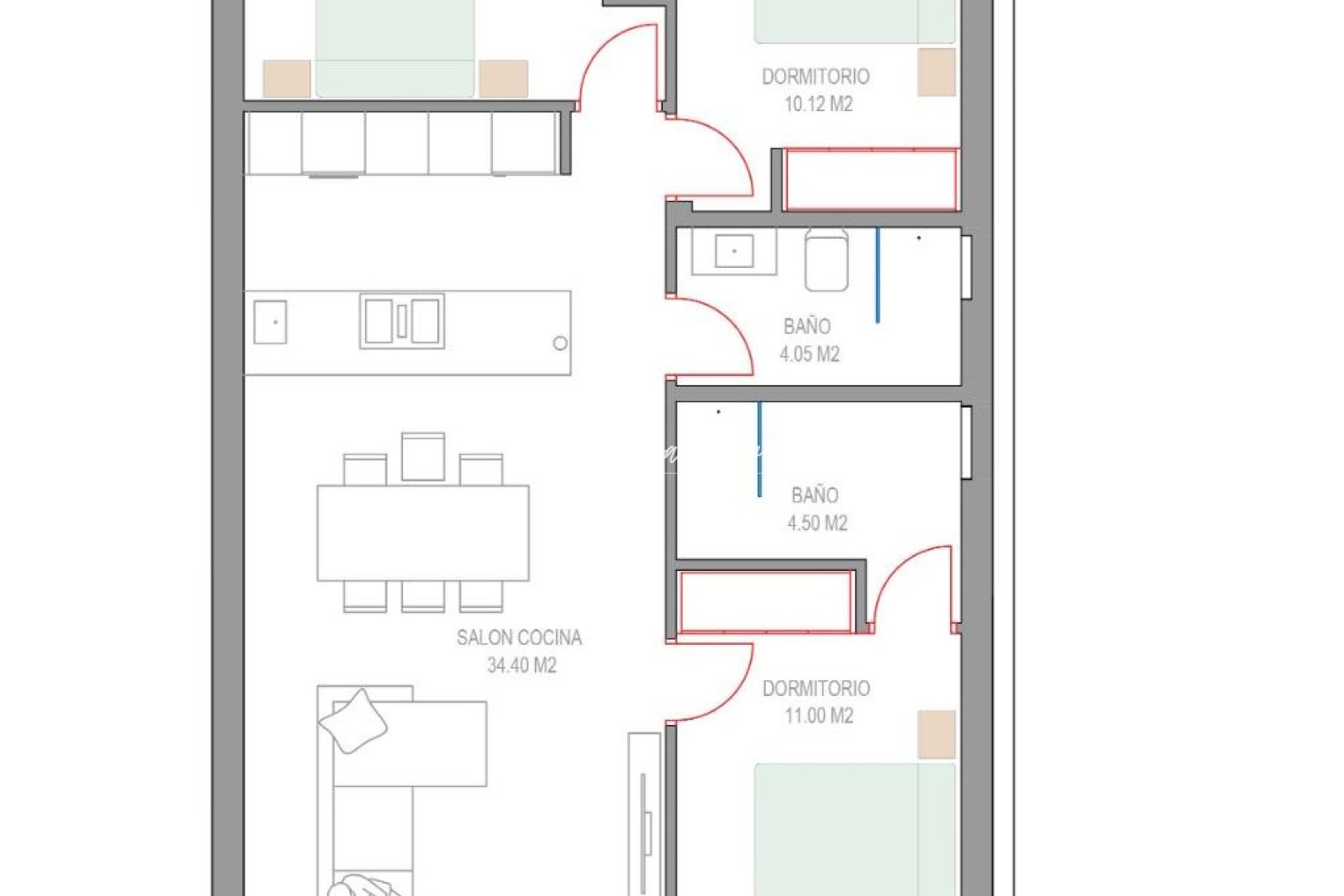 nieuw - Bungalow - Pilar de La Horadada - Parque del Mediterraneo
