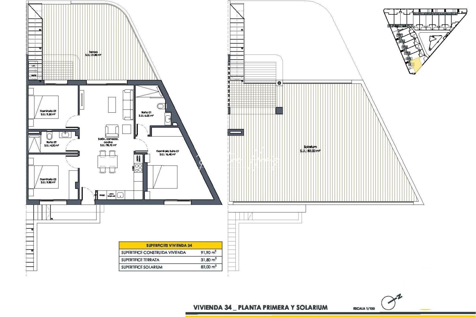 nieuw - Bungalow - San Fulgencio - Pueblo