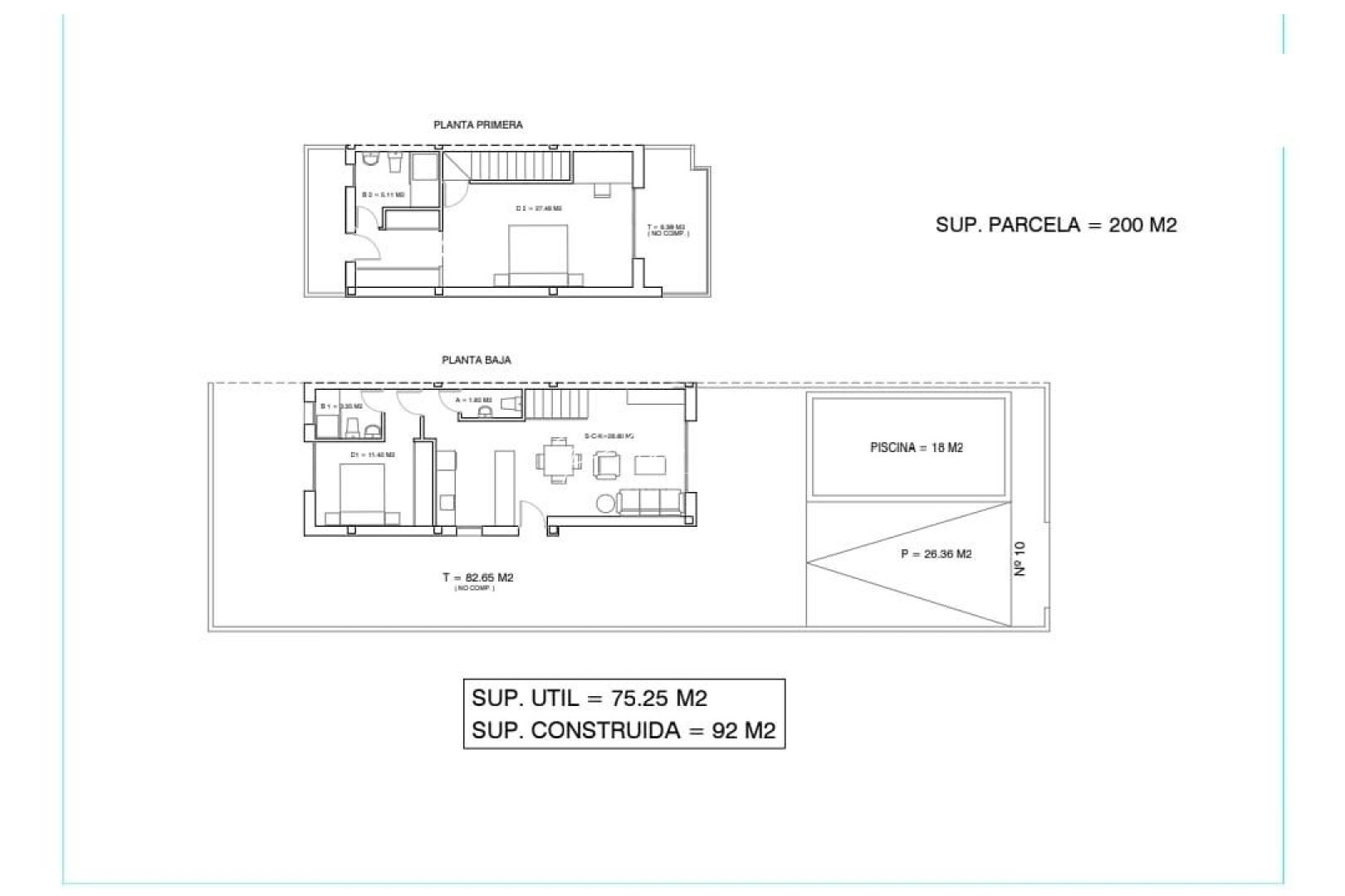 nieuw - Villa - Daya Nueva - pueblo