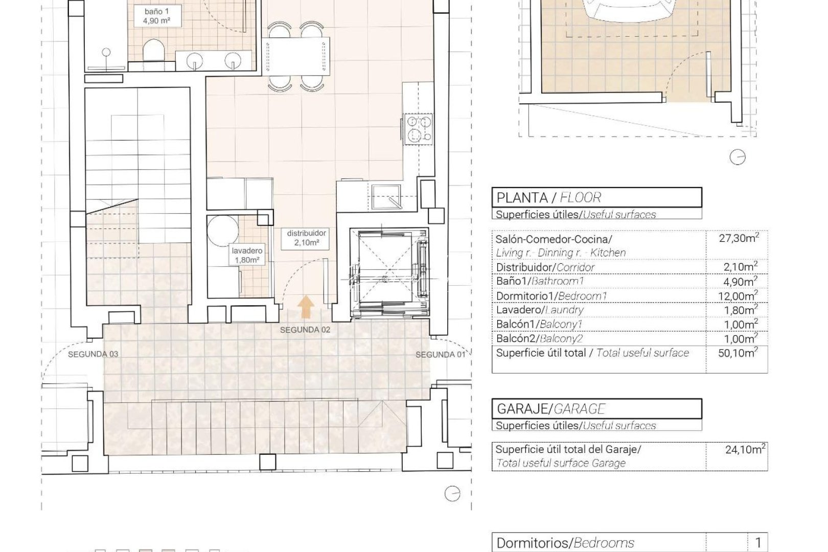Nouvelle Construction - Appartement - Hondón de las Nieves - Pueblo