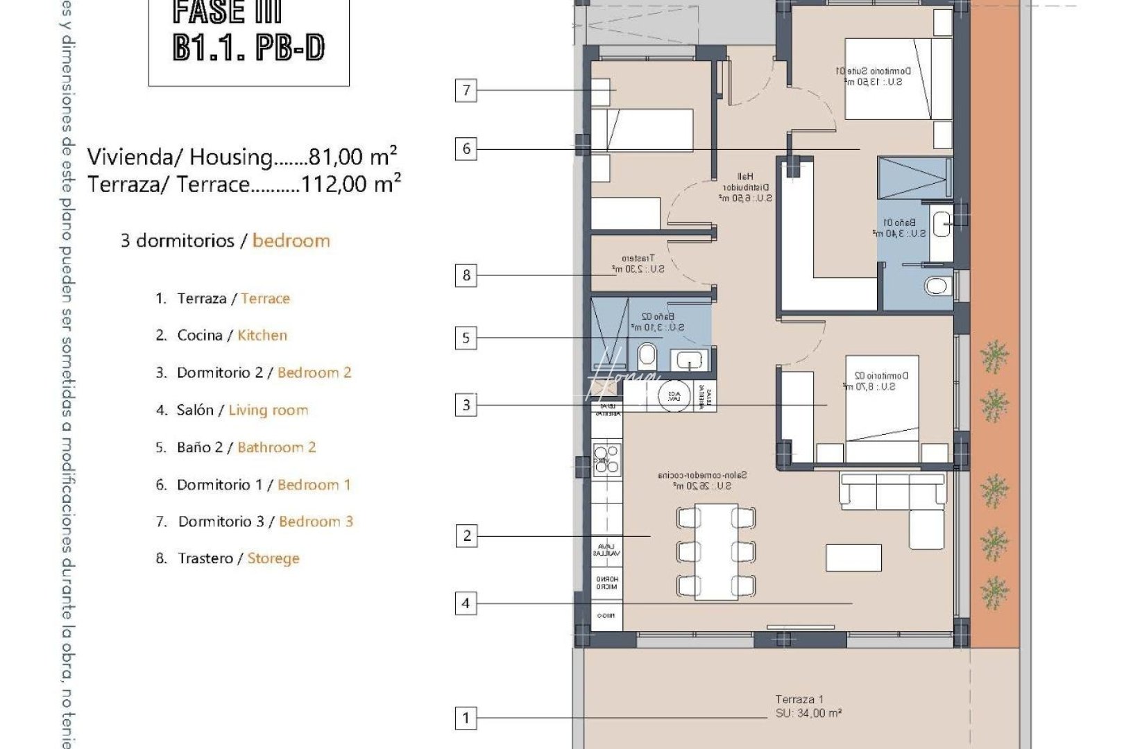 Nouvelle Construction - Appartement - Los Alcazares - La Serena Golf