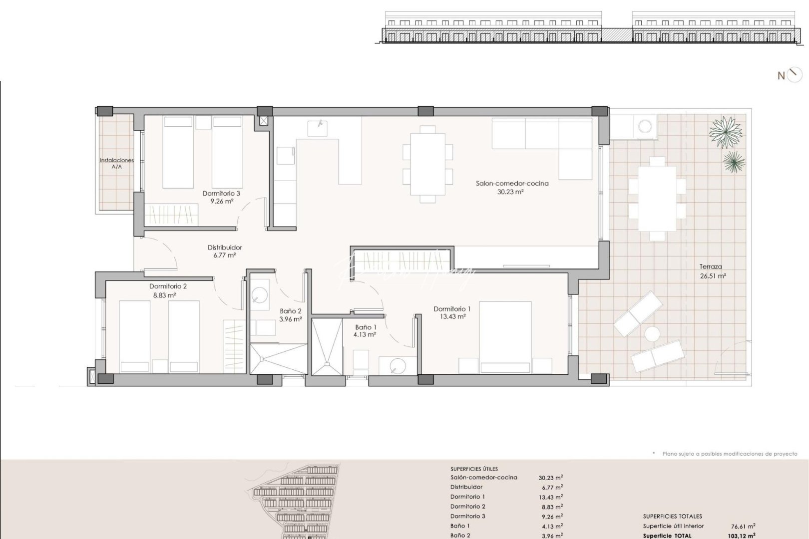 Nouvelle Construction - Appartement - Other areas - Aguilón Golf