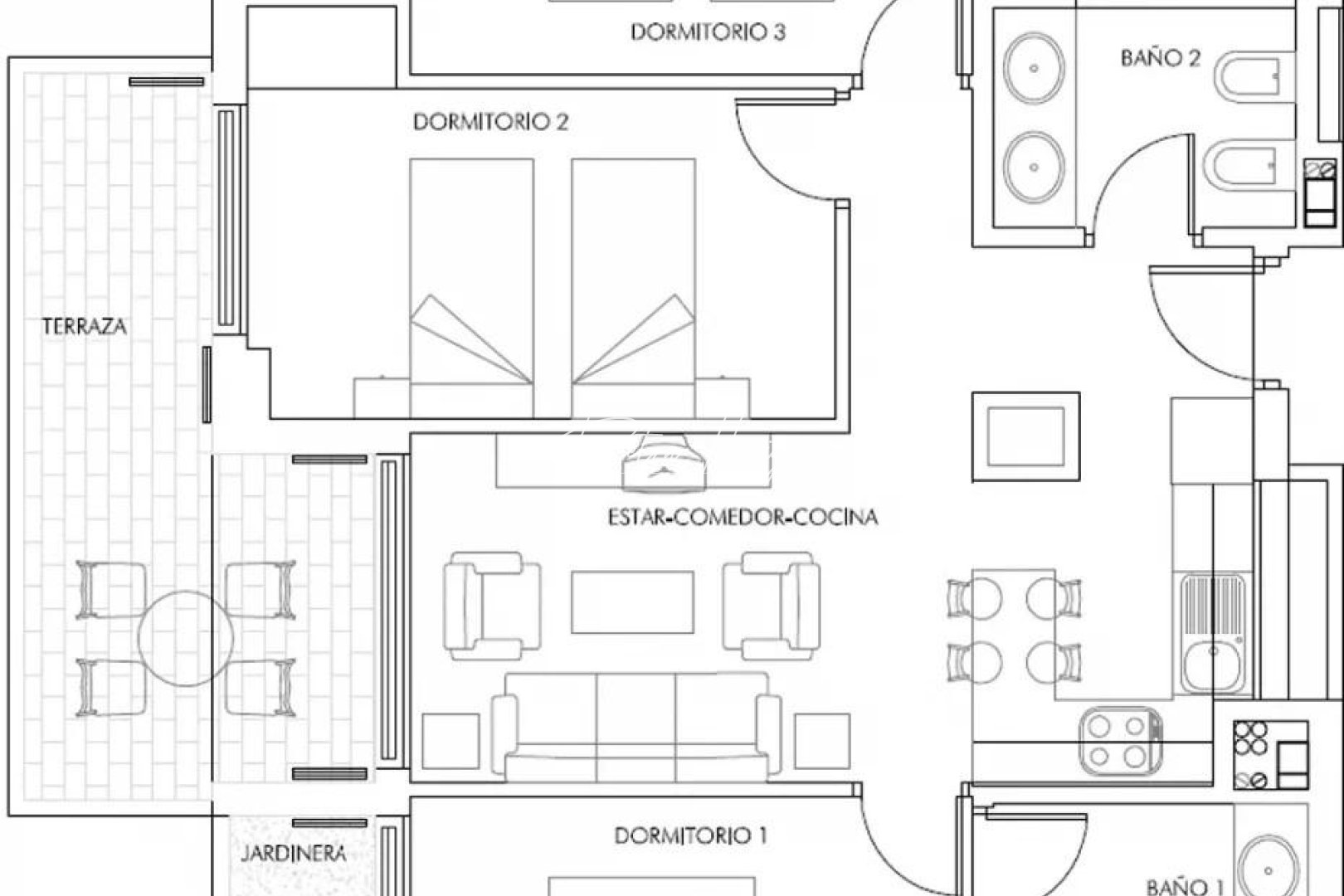 Nouvelle Construction - Appartement - Other areas - Puerto del Rey