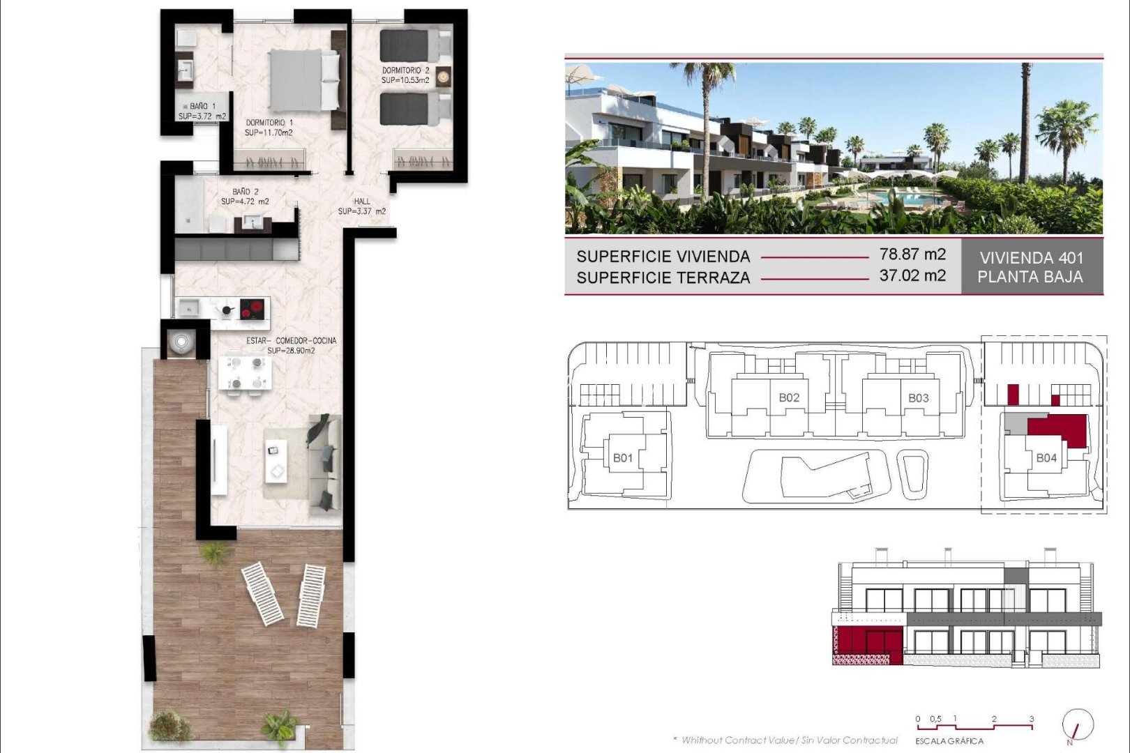 новый - Bungalow - Ciudad Quesada - Lo Marabú