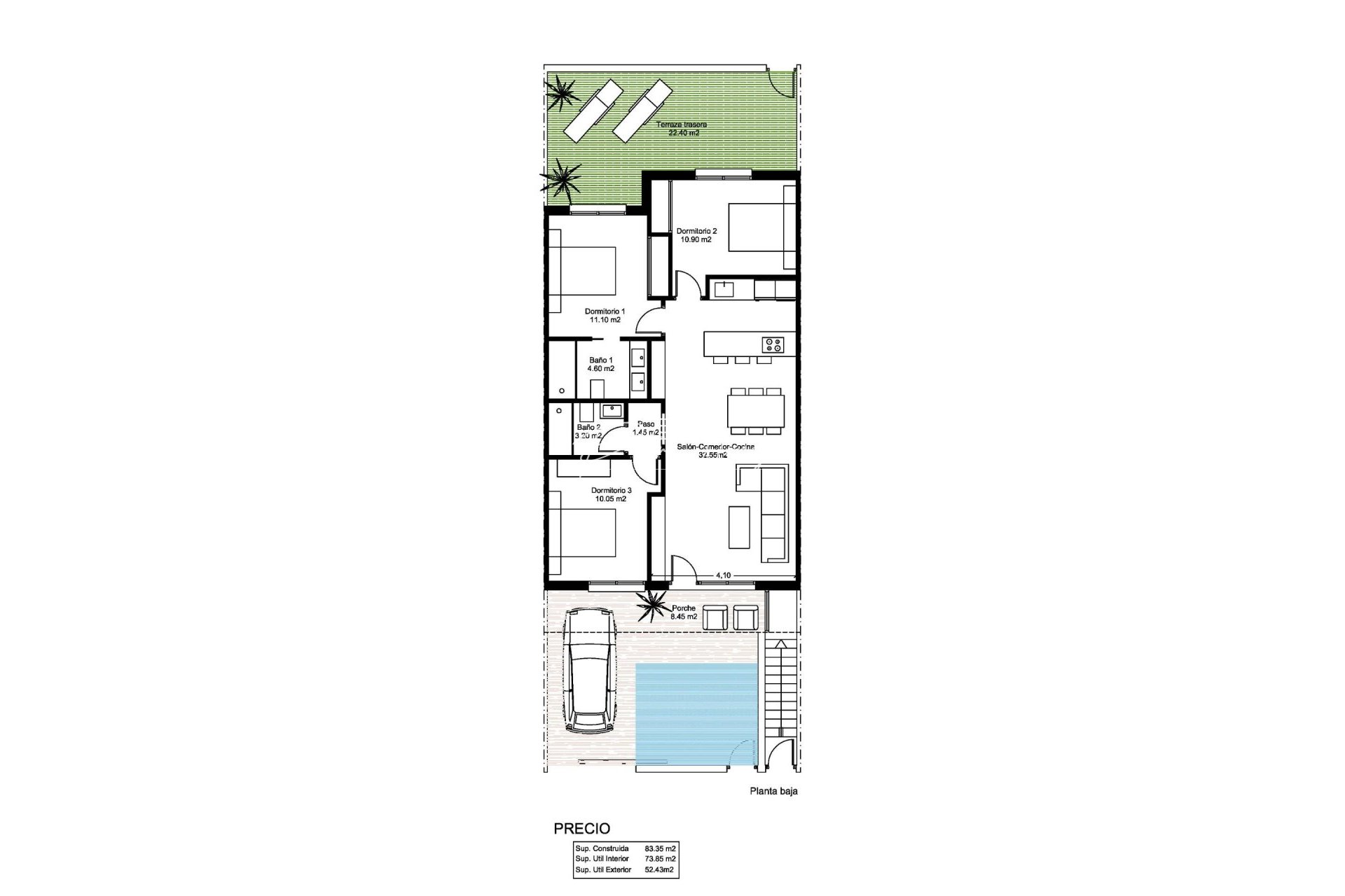 новый - Bungalow - Other areas - Santiago de la Ribera