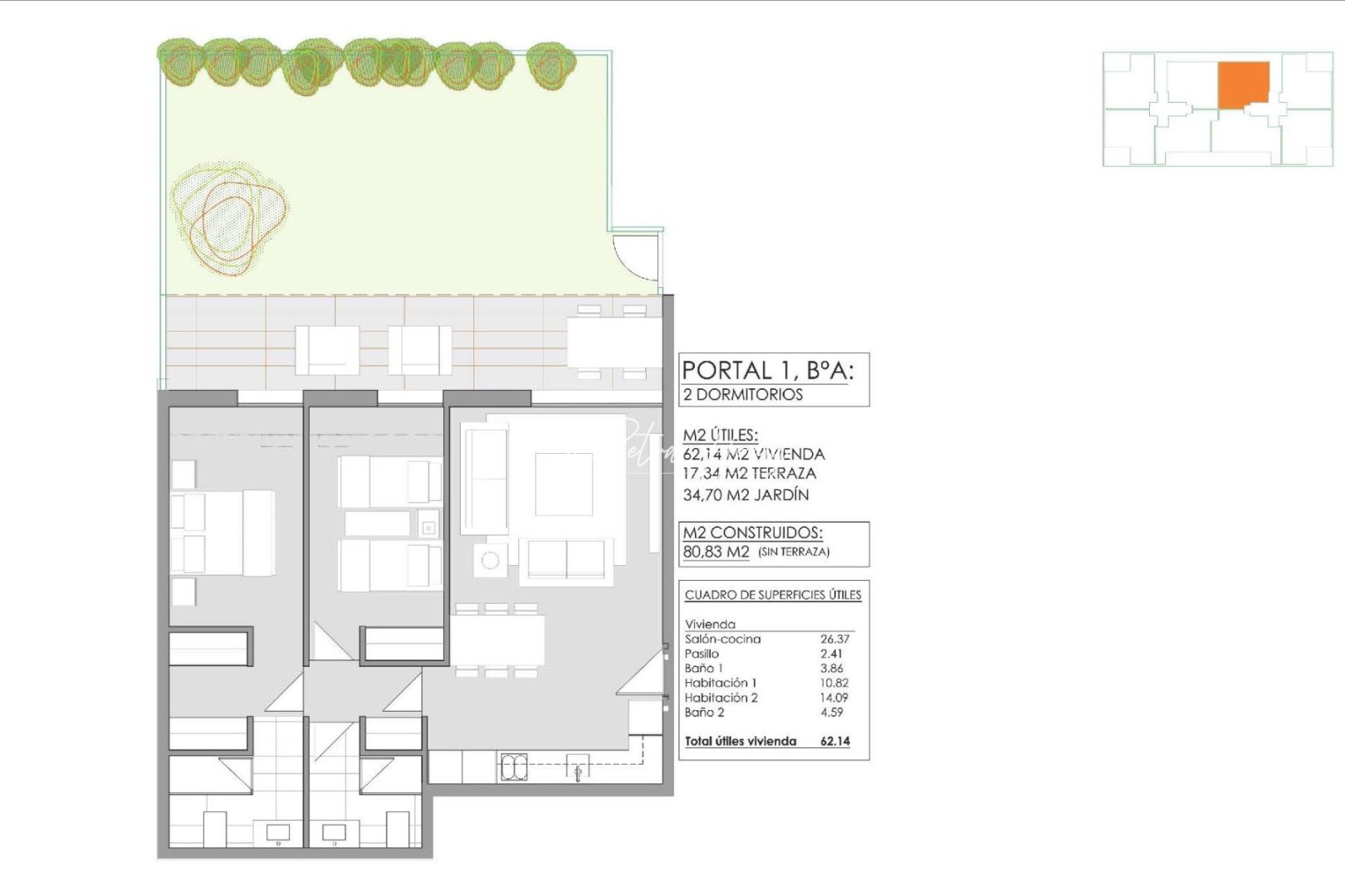 новый -  квартира - Javea - Pueblo