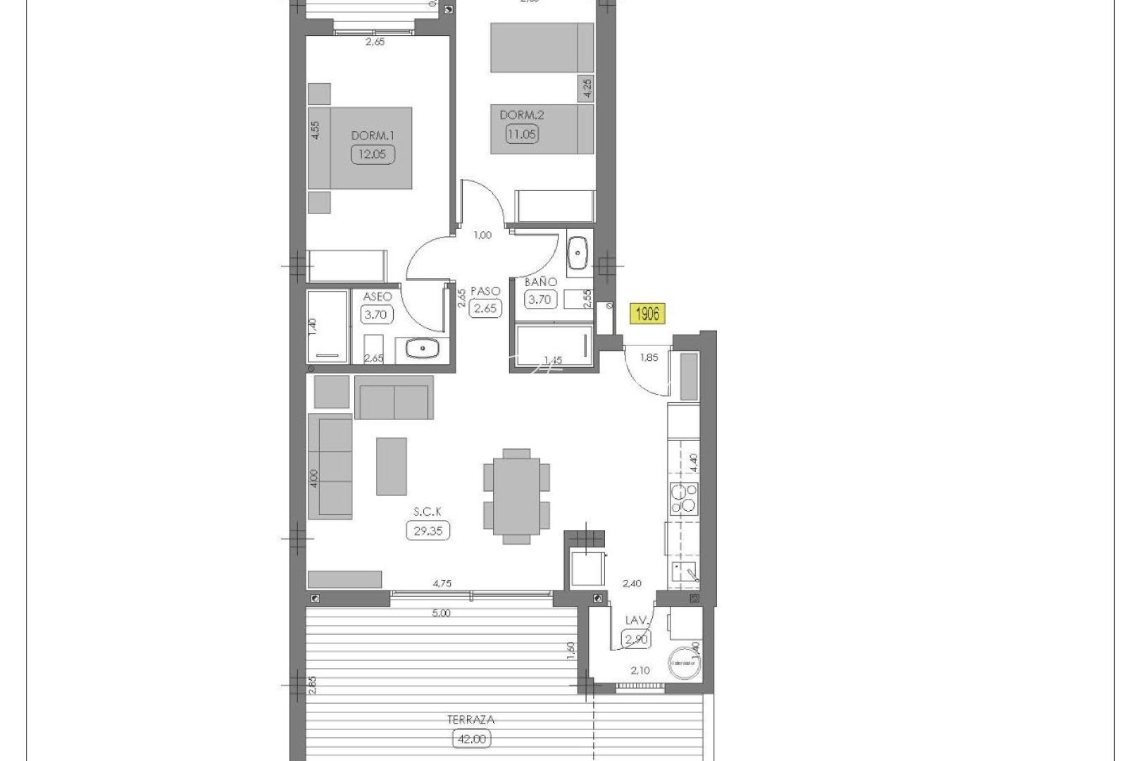Nybygg - Bungalow - Algorfa - La Finca Golf - La Finca Golf