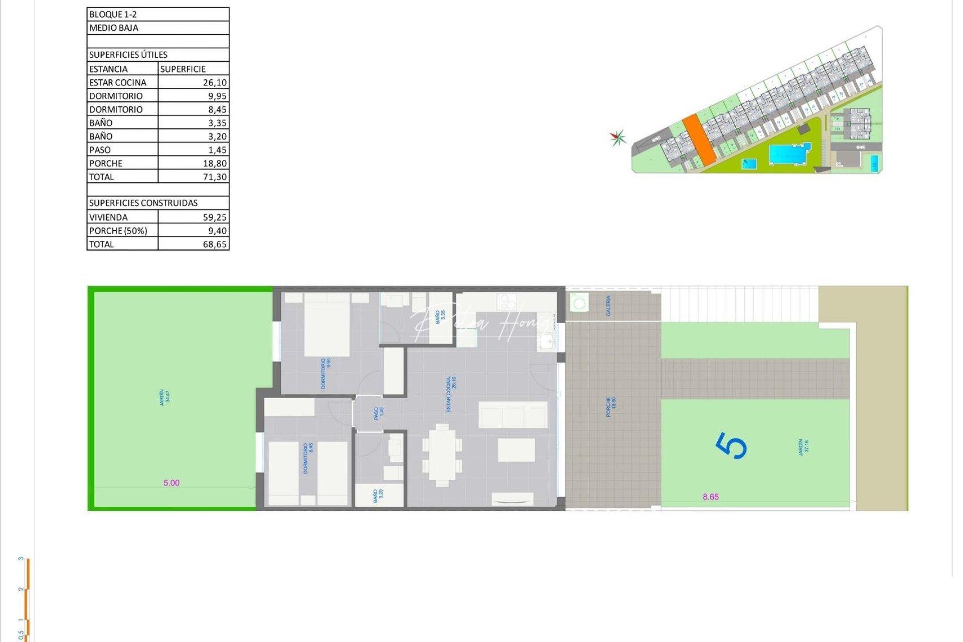 Nybygg - Bungalow - Pilar de La Horadada - pueblo