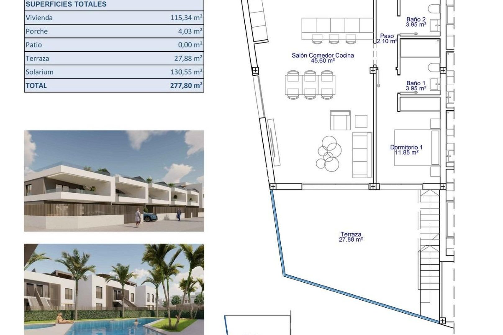 Nybygg - Bungalow - Pilar de La Horadada - pueblo