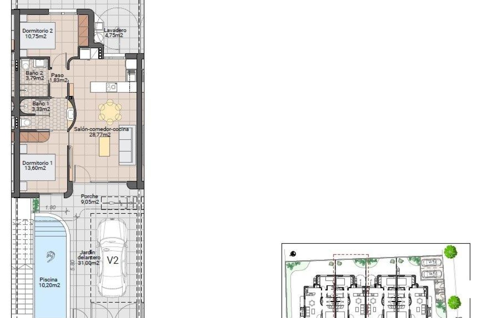 Nybygg - Bungalow - Pilar de La Horadada - pueblo
