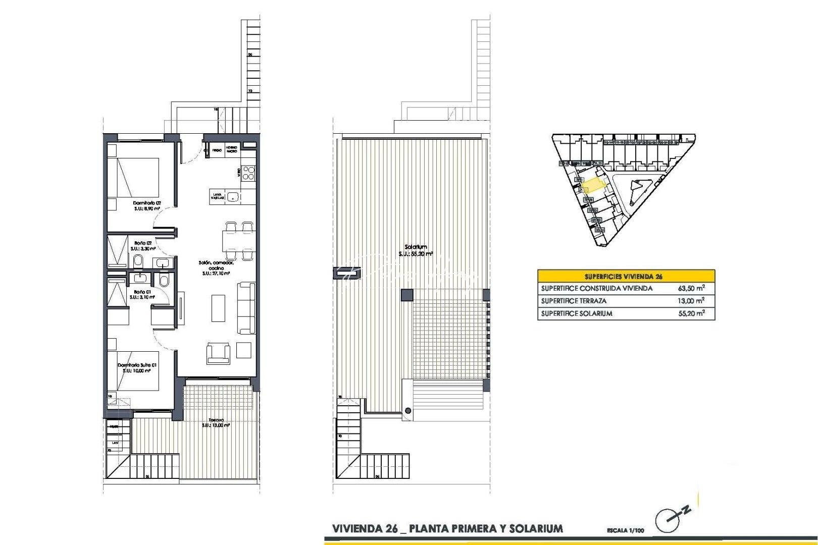 Nybygg - Bungalow - San Fulgencio - Pueblo
