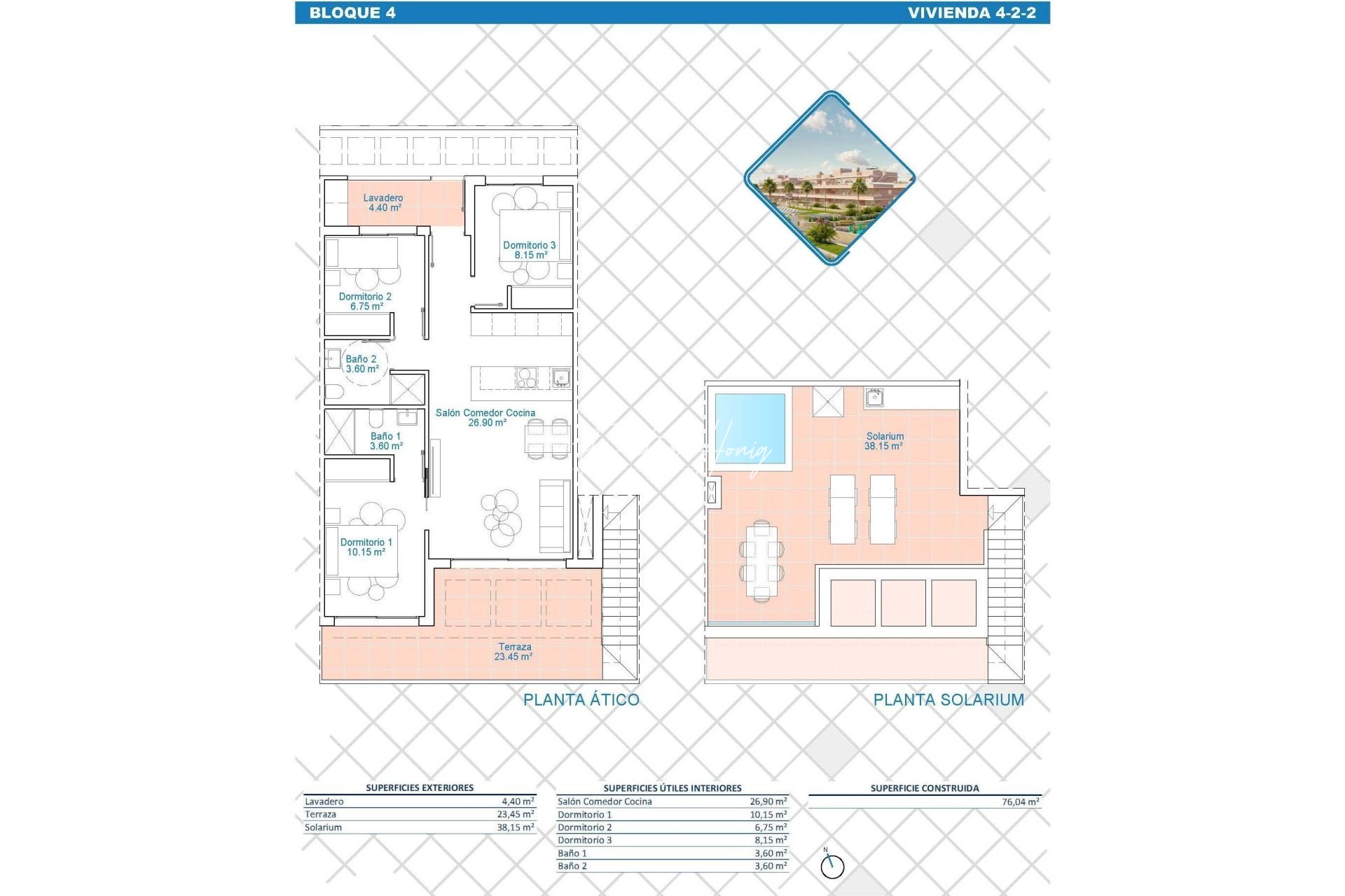 Obra Nueva - Apartamento - Pilar de La Horadada - Lo Monte