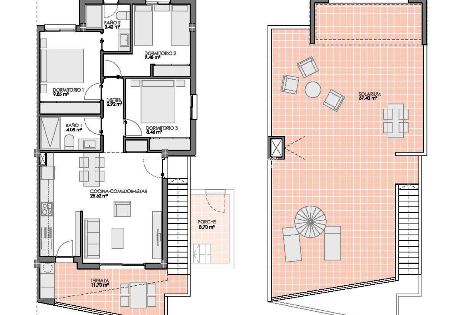 Obra Nueva - Bungalow - Pilar de La Horadada - Lo Romero Golf
