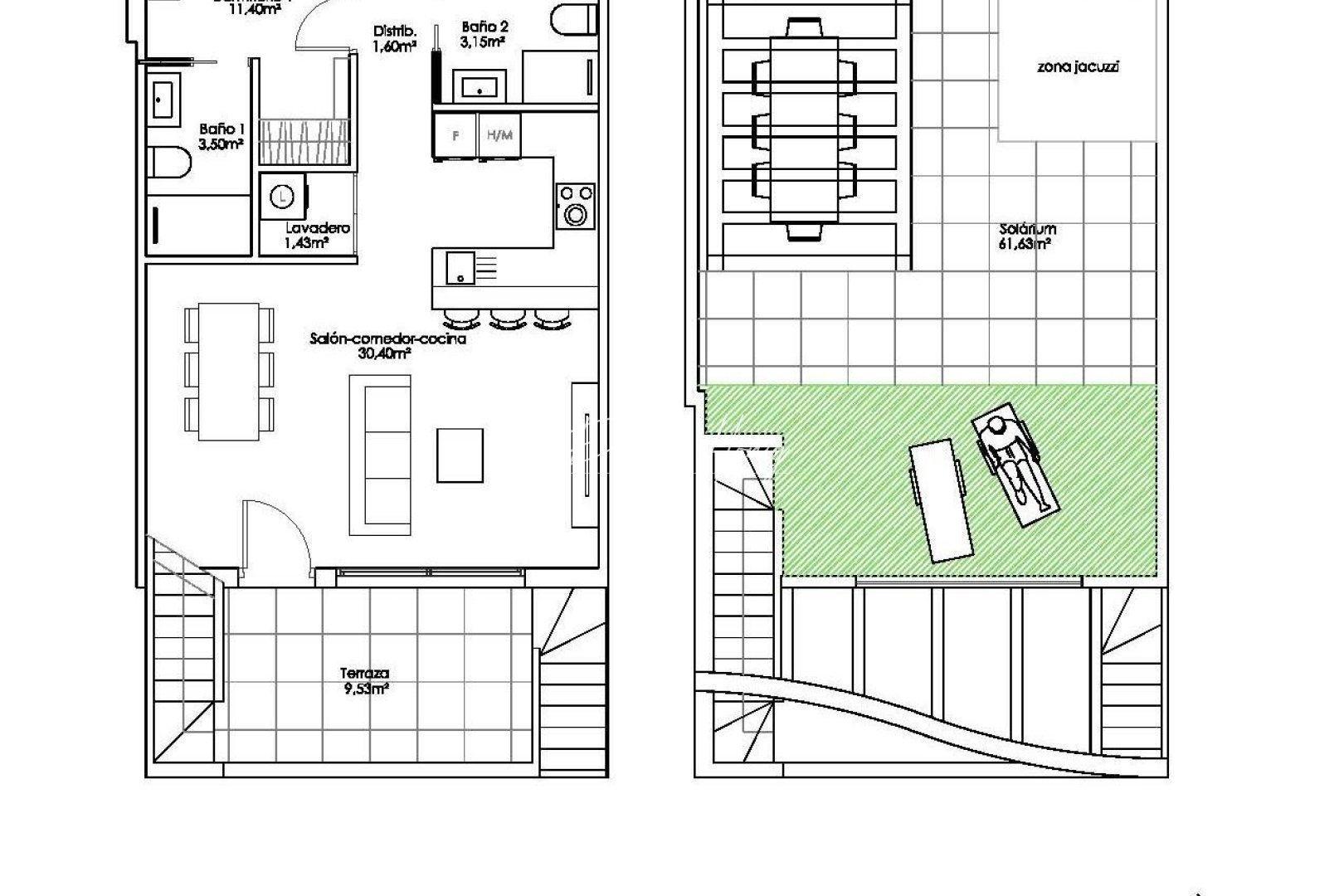 Obra Nueva - Bungalow - Pilar de La Horadada - Parque Ramon eugenio Escudero