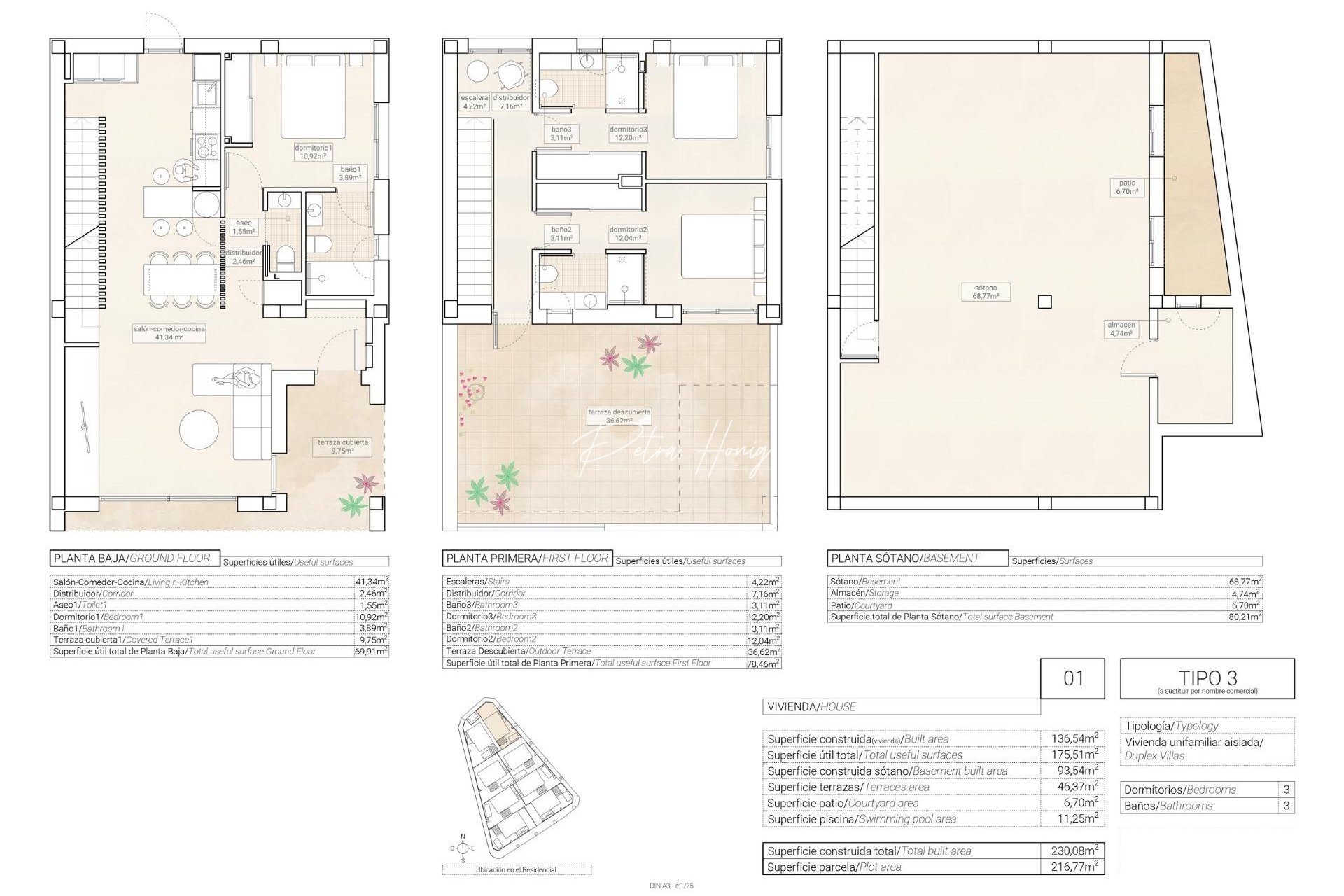 Obra Nueva - Chalet - Hondón de las Nieves - Centro