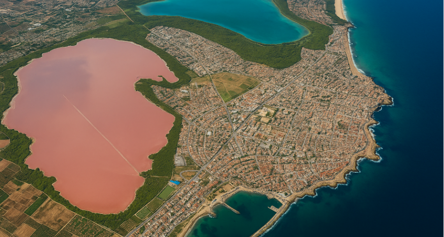Entdecken Sie den beeindruckenden Naturpark Lagunas de Torrevieja y La Mata, der sich in der Nähe unserer zum Verkauf stehenden Immobilien in Ciudad Quesada befindet