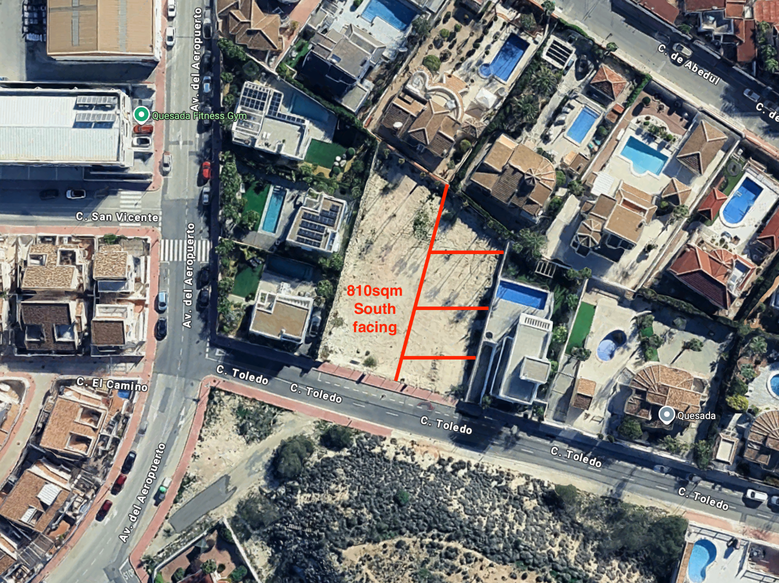 Parcela rústica en venta en Rojales zona Ciudad Quesada