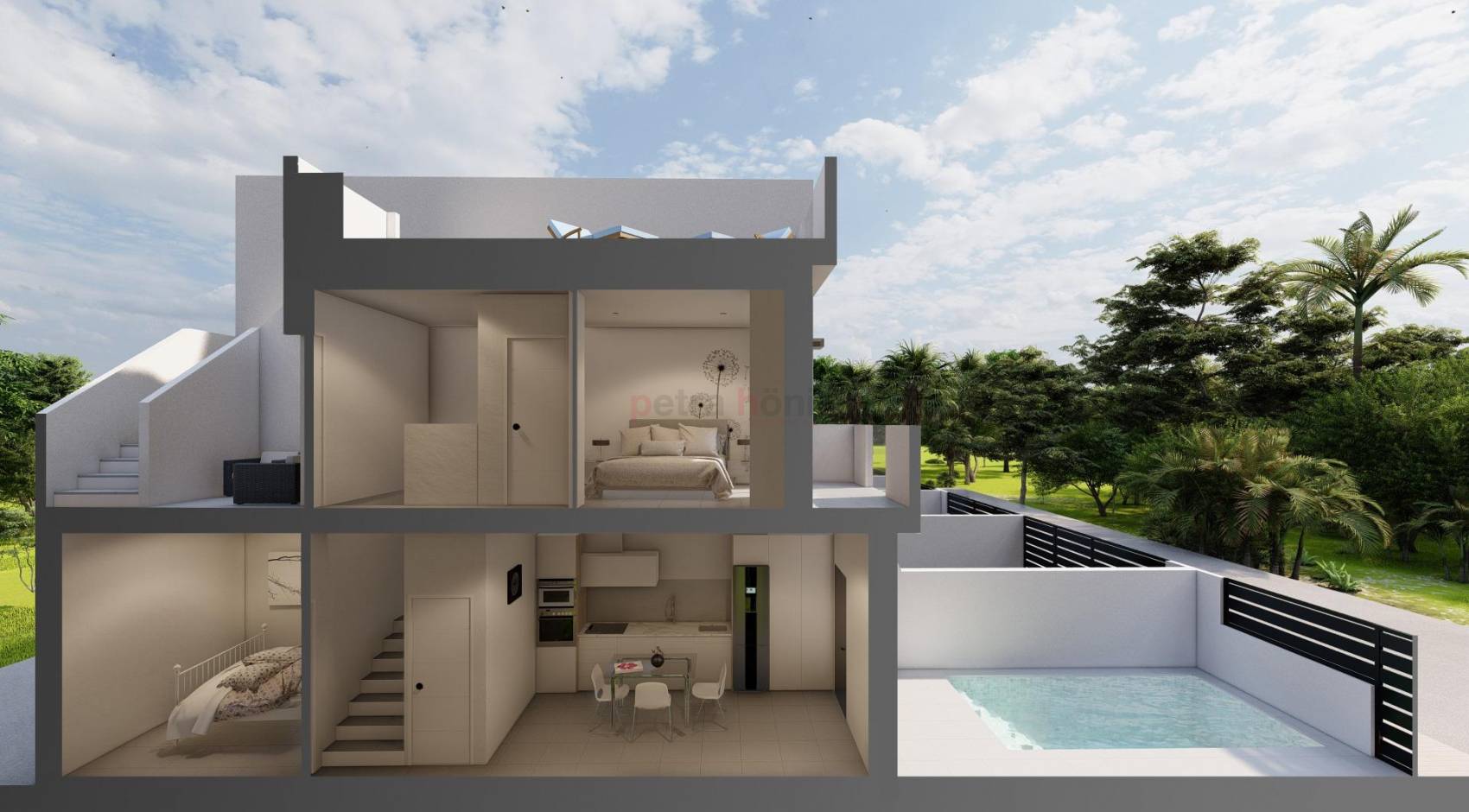 Nouvelle Construction - Maison de ville - Los Alczares - Euro Roda