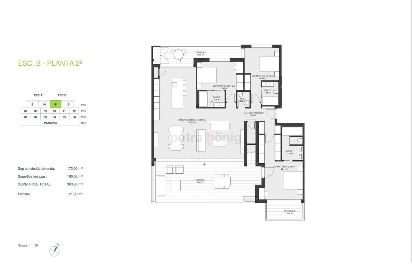 Nouvelle Construction - Penthouse Penthouse - Orihuela Costa - Las Colinas Golf