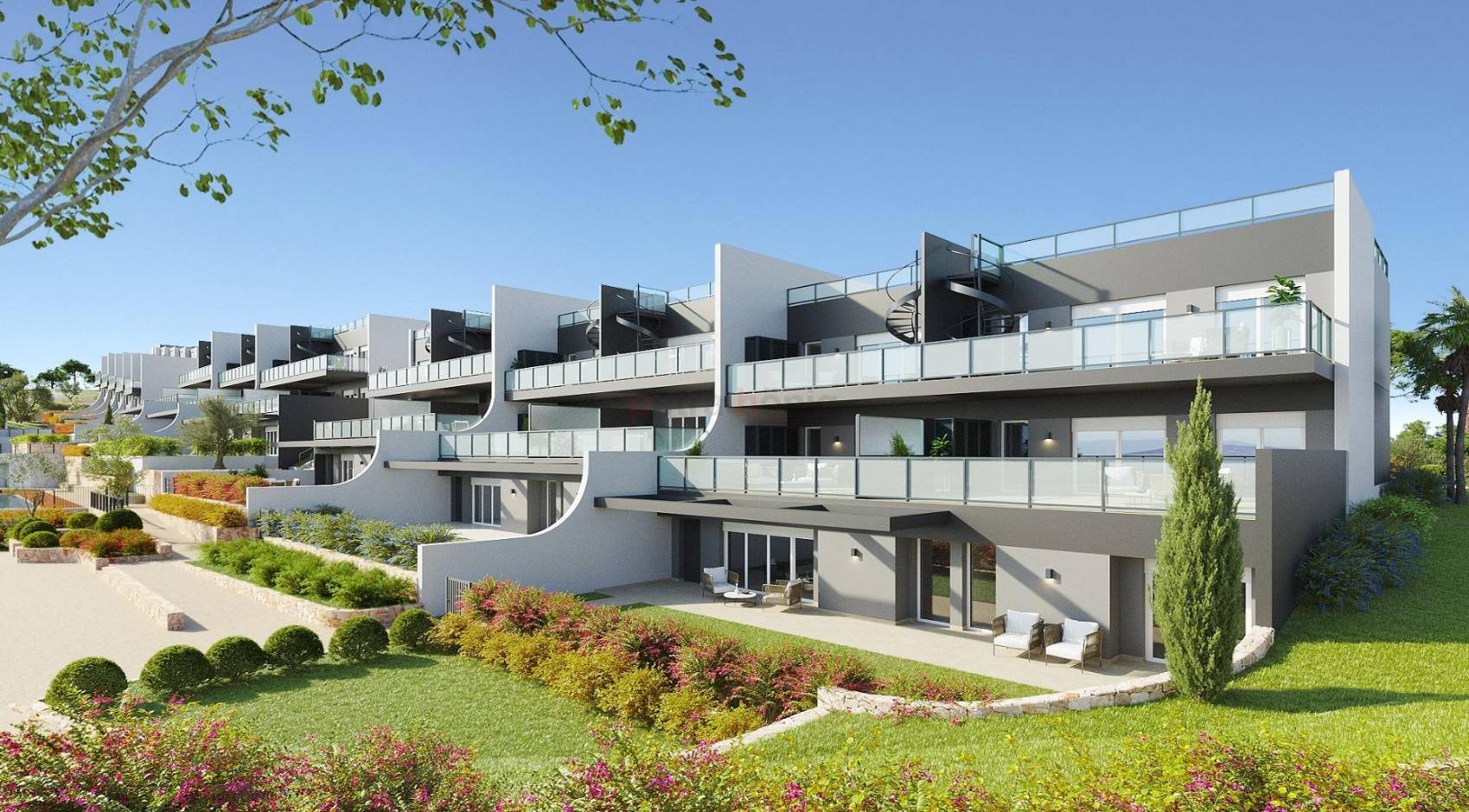 Neubau-Projekte - Reihenhaus - Finestrat - Balcon de finestrat