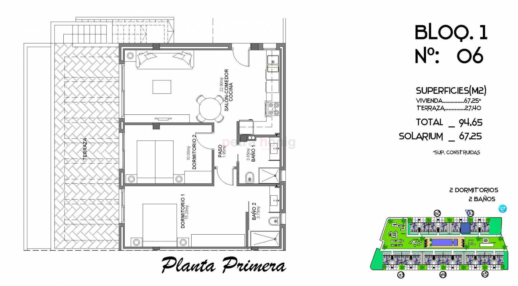 Neubau-Projekte - Bungalow - Algorfa - La Finca Golf