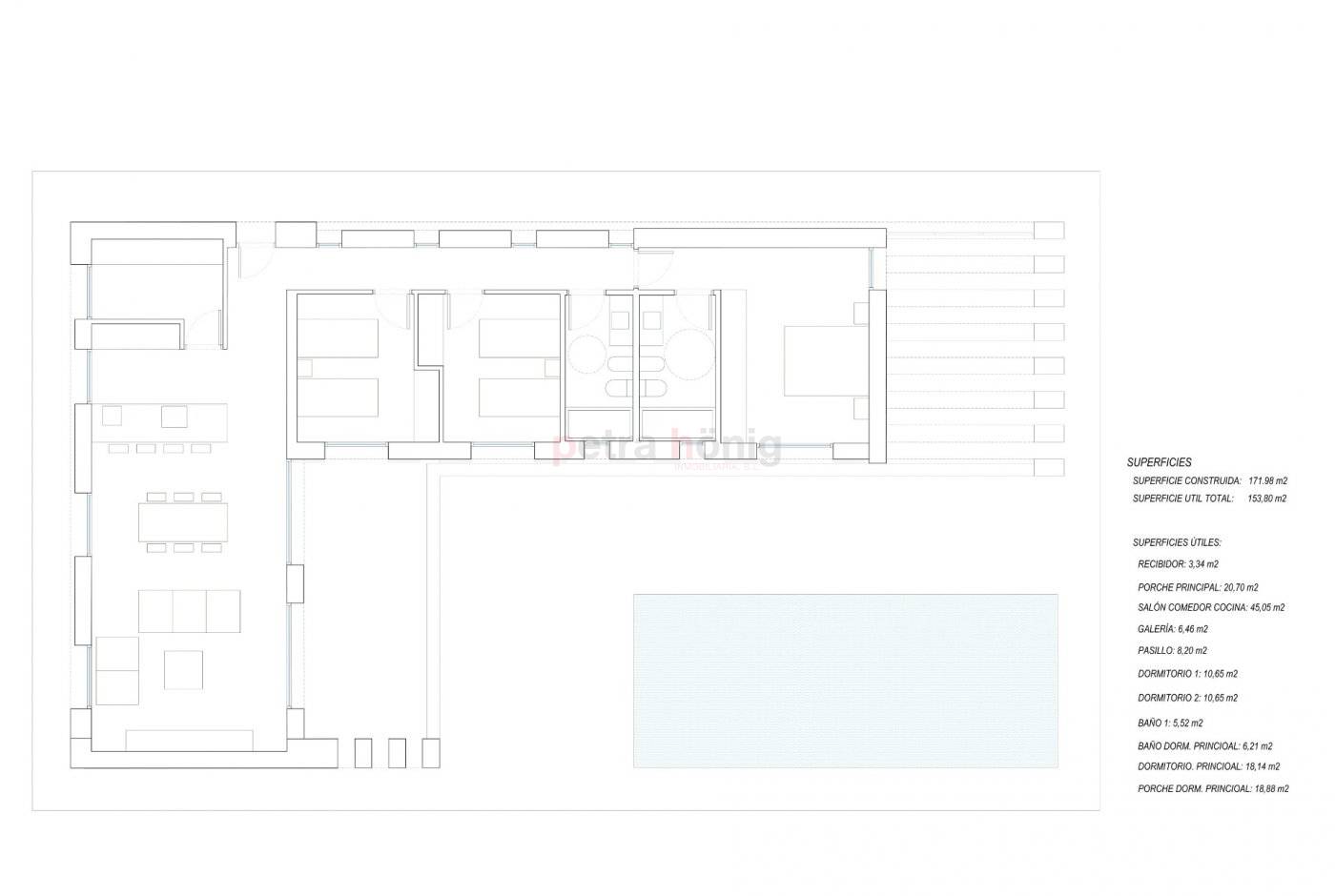 Neubau-Projekte - Einfamilienhaus - Pinoso - CULEBRON