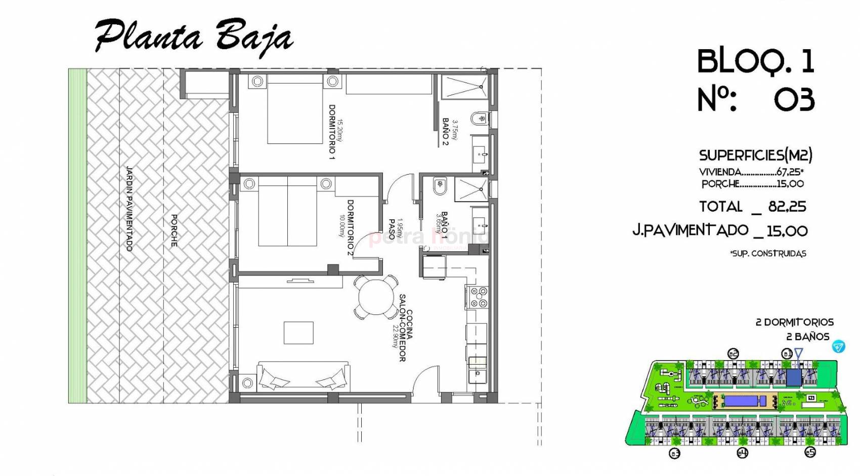 Neubau-Projekte - Bungalow - Algorfa - La Finca Golf