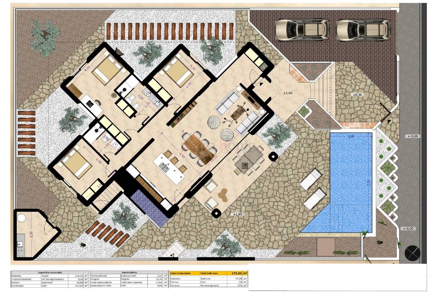 Neubau-Projekte - Einfamilienhaus - Polop