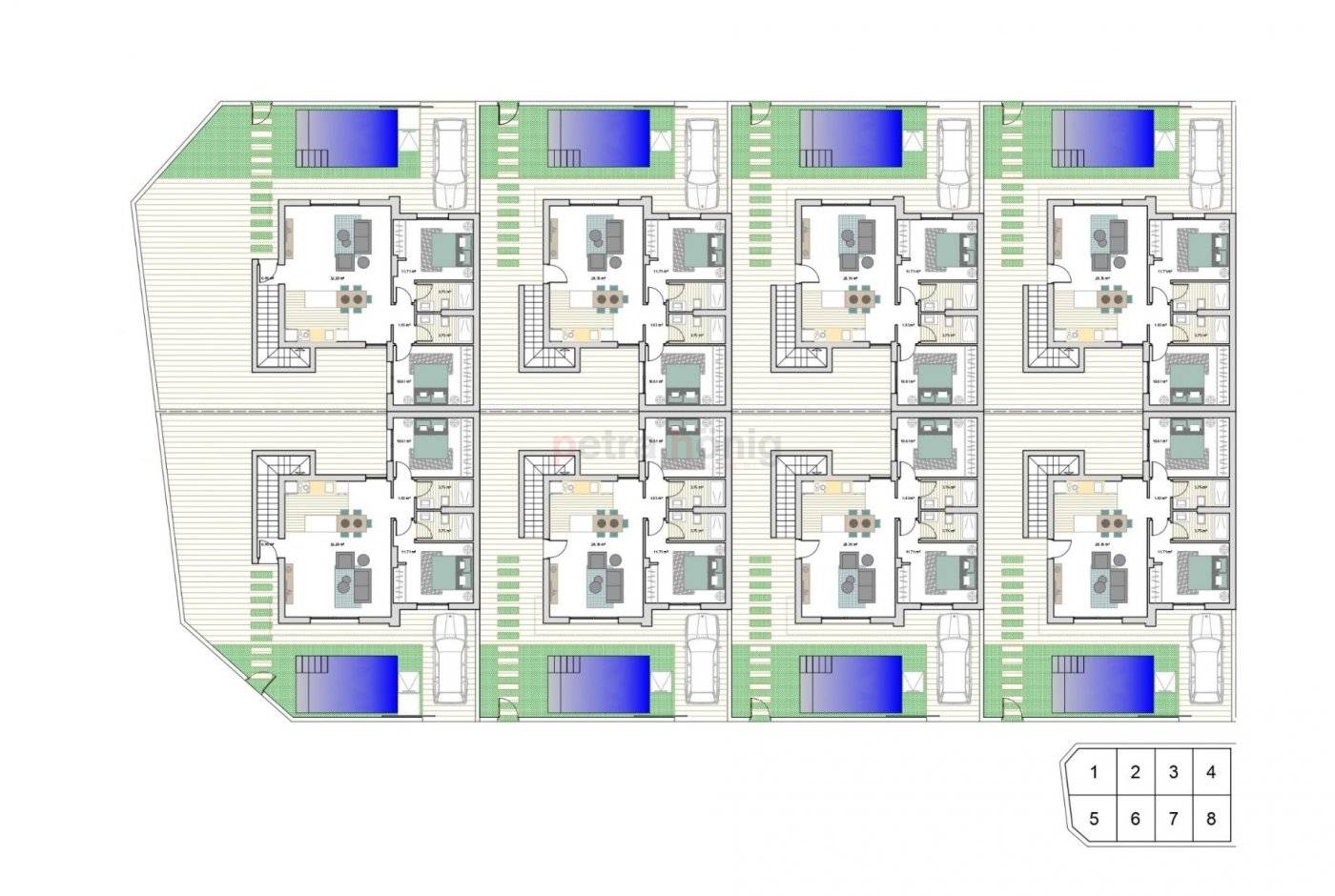 Neubau-Projekte - Doppelhaushälfte - Other areas - Roldán