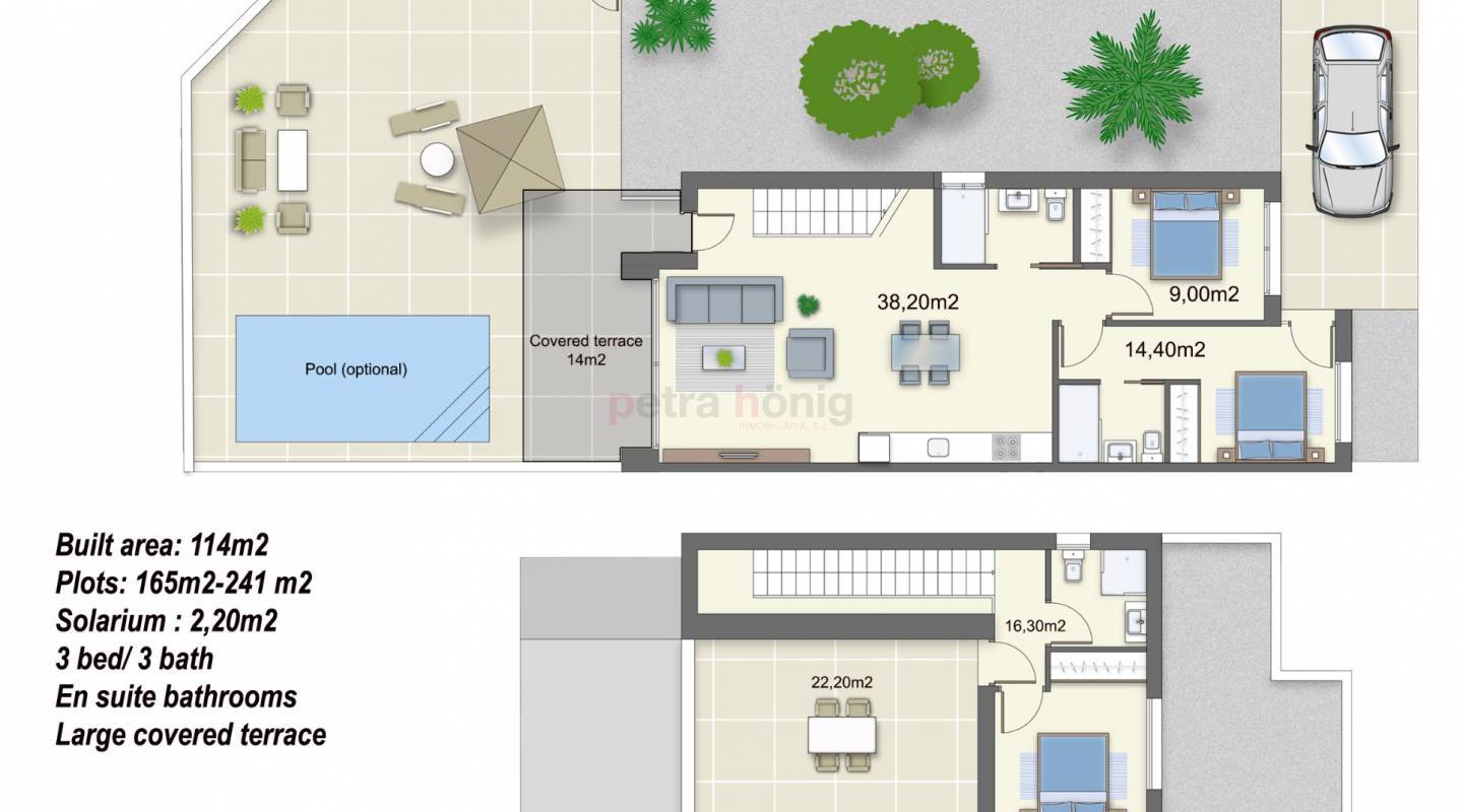 Neubau-Projekte - Doppelhaushälfte - Benijófar - Benimar