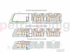 New build - Bungalow - Pilar de La Horadada