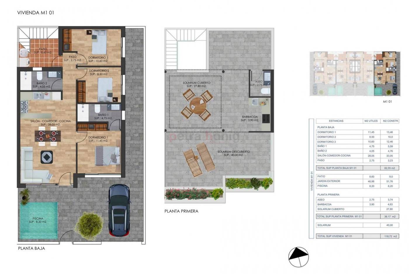 New build - Townhouse - Other areas - Torre-Pacheco