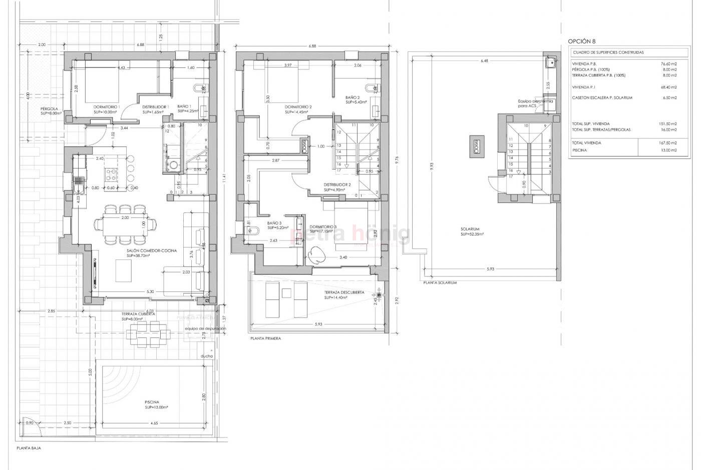 Neubau-Projekte - Doppelhaushälfte - San Pedro del Pinatar