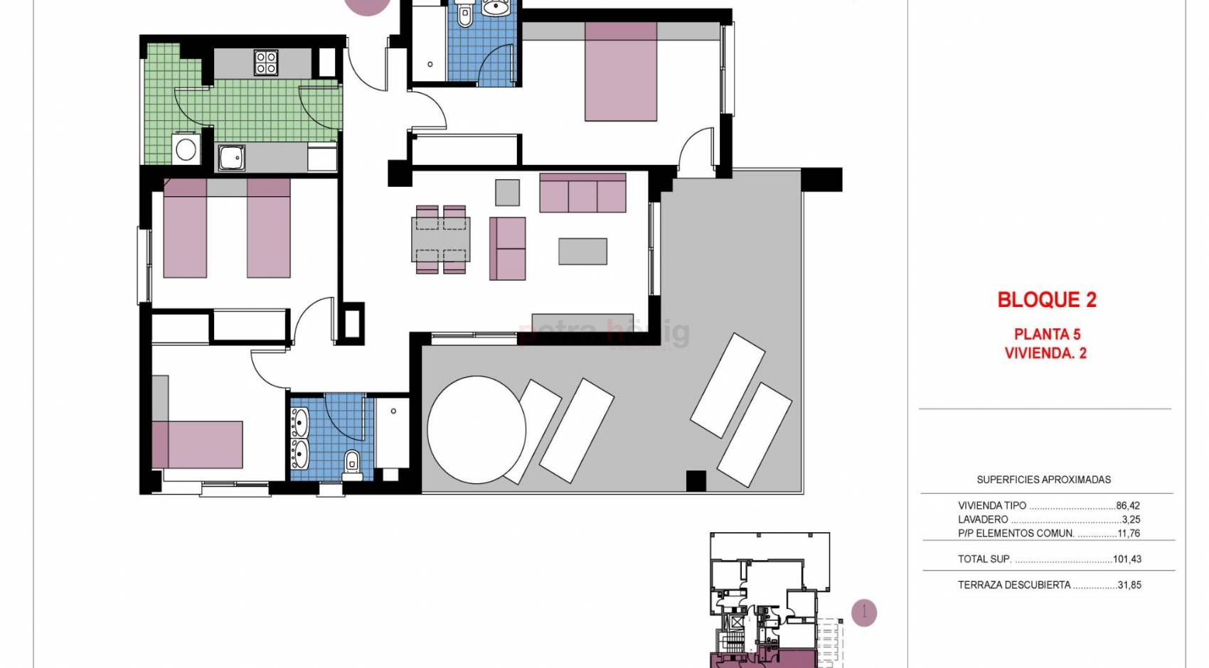 New build - Apartment - Pilar de La Horadada - Mil Palmeras