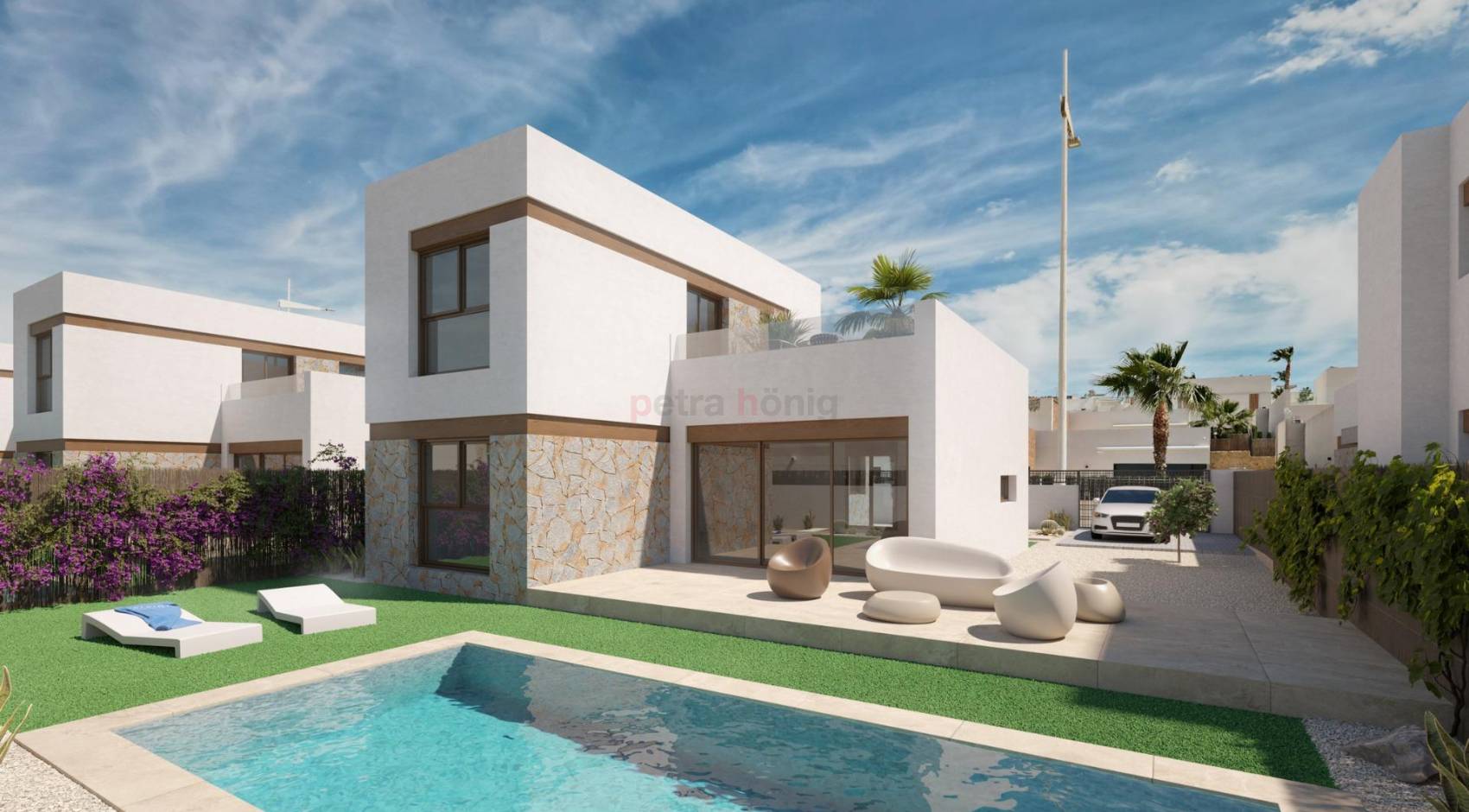 Neubau-Projekte - Einfamilienhaus - Algorfa - La Finca Golf