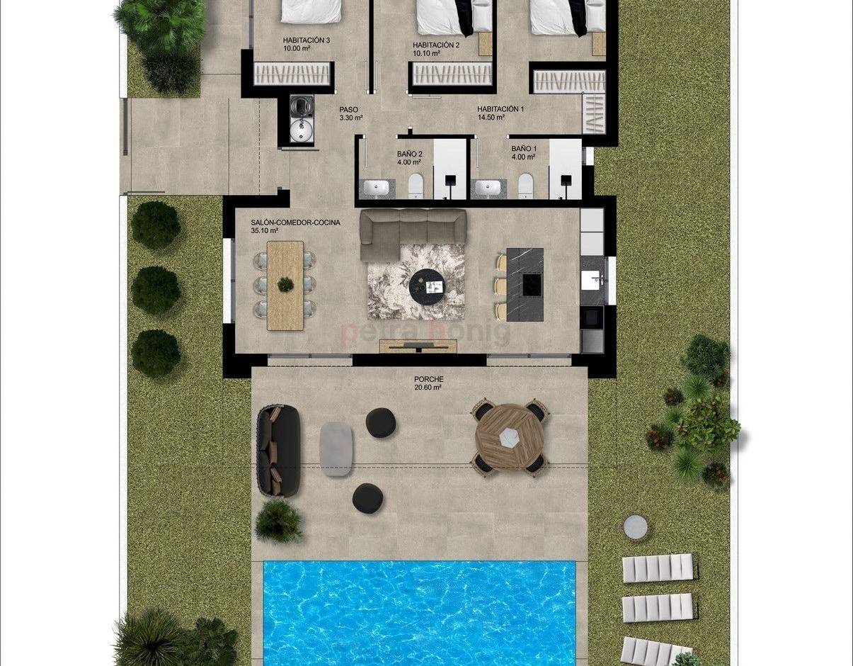 New build - Villa - Hondón de las Nieves - La Solana