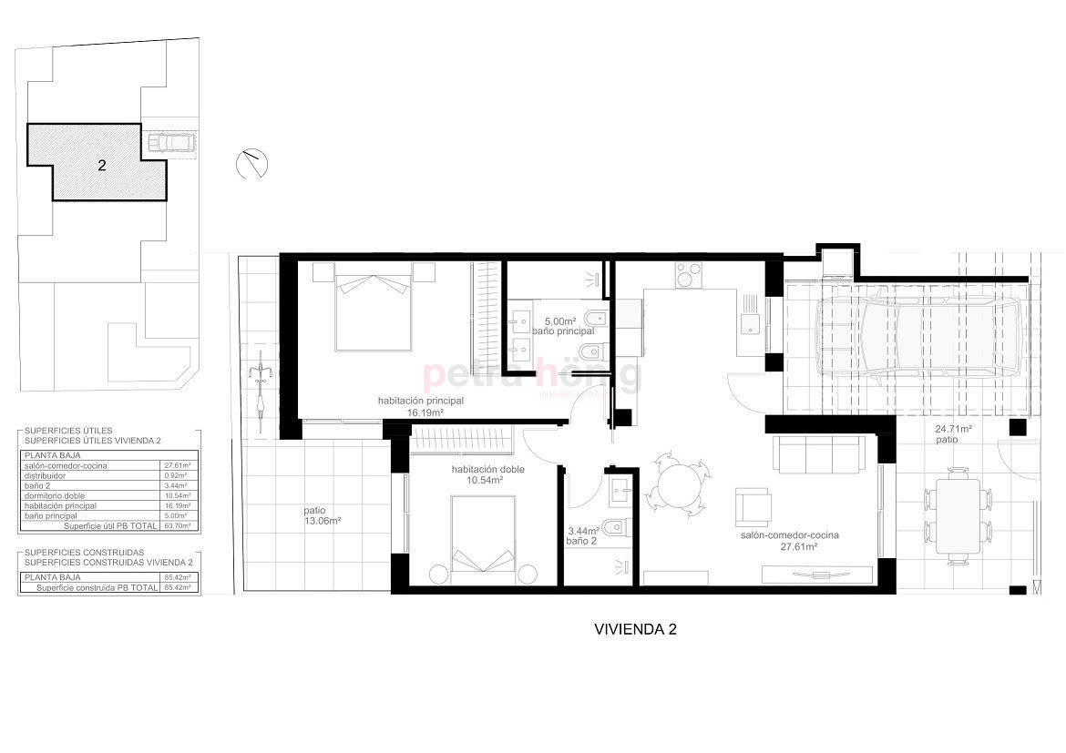 Neubau-Projekte - Bungalow - Pilar de La Horadada