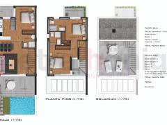 Neubau-Projekte - Reihenhaus - Villamartin