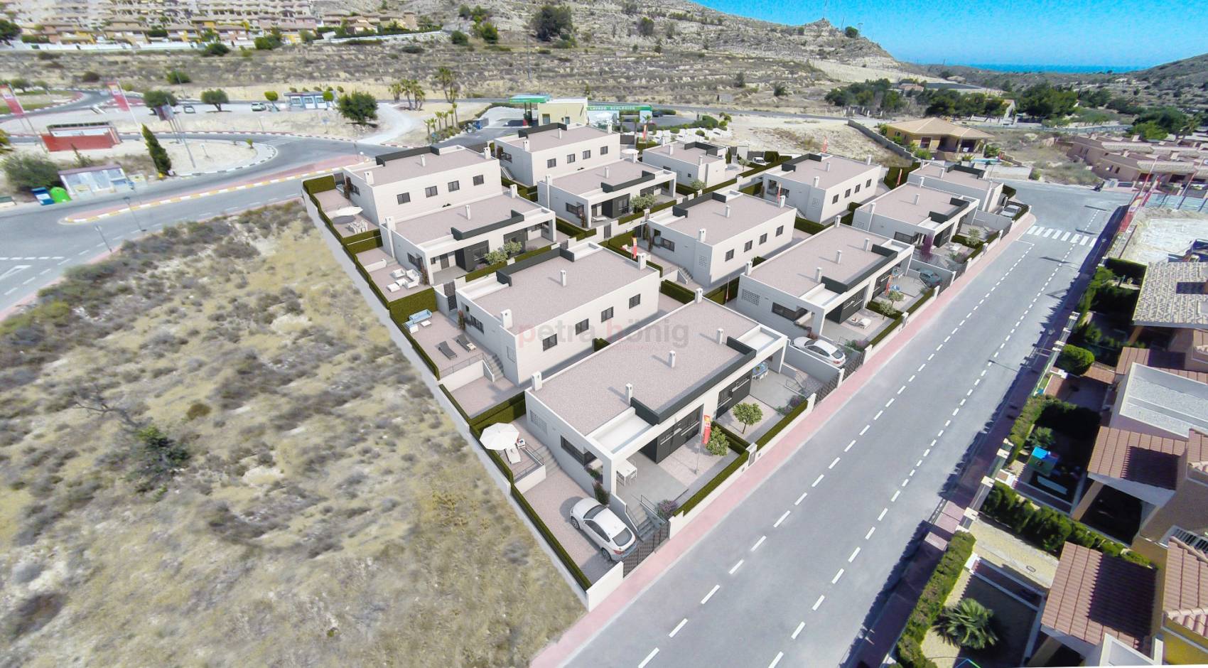 Neubau-Projekte - Doppelhaushälfte - Alicante